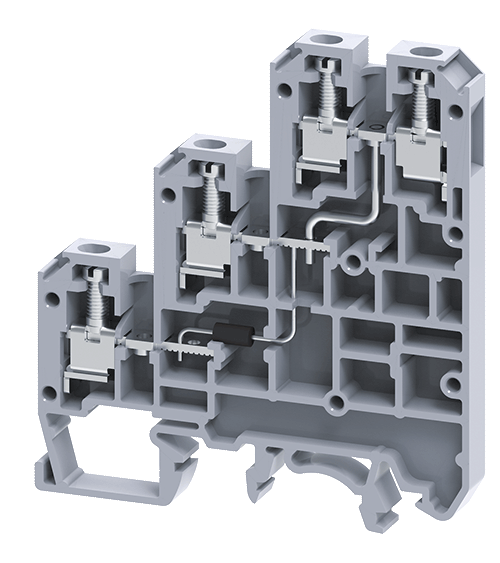 Connectwell-CTS Series Screw Clamp Terminal Blocks-CTL2.5UH(I.S)D2