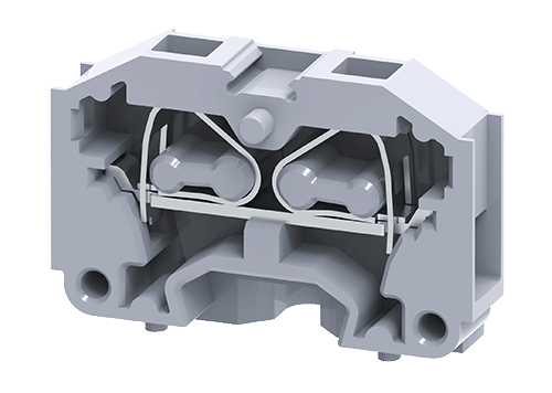 Connectwell - Panel Mount Terminal Block - Spring Clamp Terminal Blocks - CM2.5S
