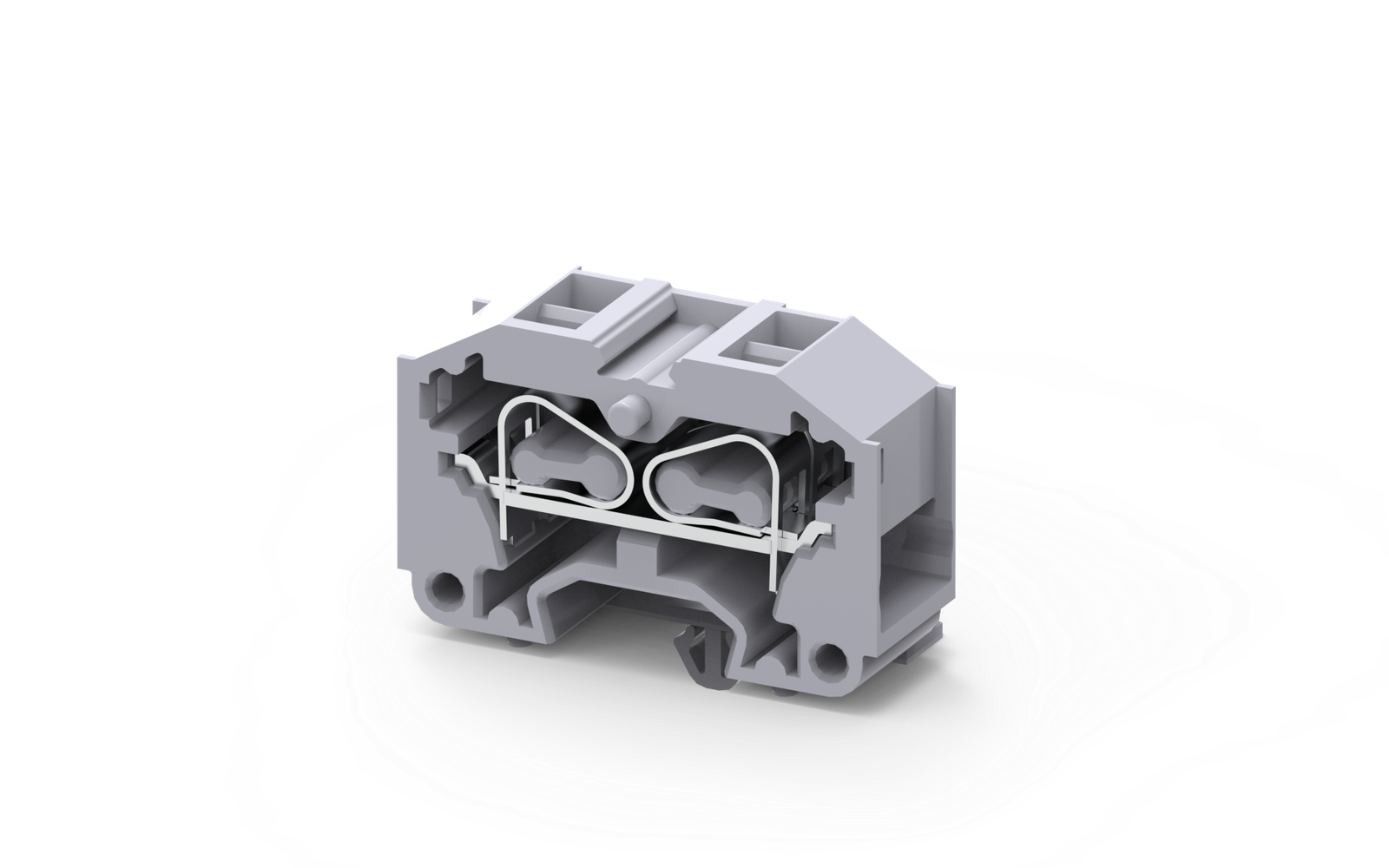 Connectwell - Panel Mount Terminal Block - Spring Clamp Terminal Blocks - CM2.5S2LF