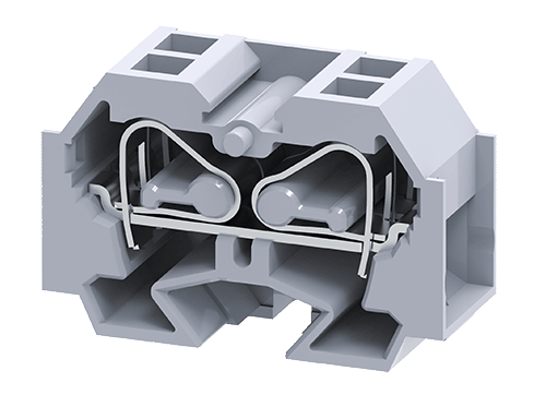 Connectwell - Panel Mount Terminal Block - Spring Clamp Terminal Blocks - CM4S2