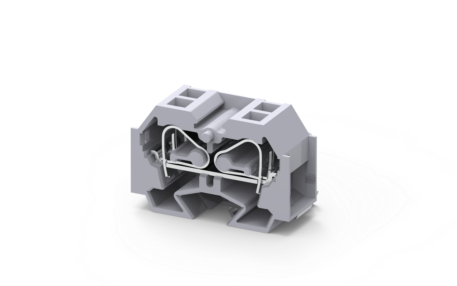Connectwell - Panel Mount Terminal Block - Spring Clamp Terminal Blocks - CM4S2LF