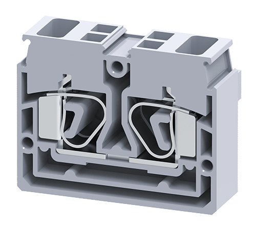 Connectwell - Panel Mount Terminal Block - Spring Clamp Terminal Blocks - CSCP2.5T2