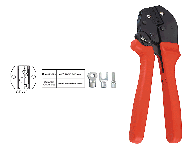 GT 7708 Non-Insulated Crimping Tool - Image 4