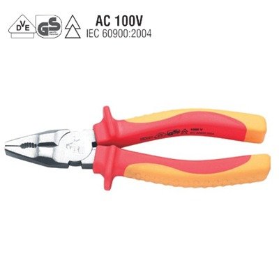 VDE COMBINATION PLIERS WITH CUTTER (8')